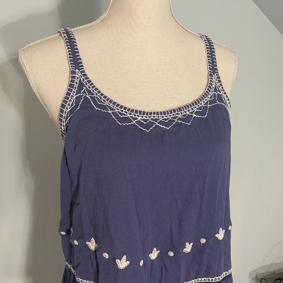 sold ~ SPELL Folklore Sundress Navy blue XL 10 12 Spell & the Gypsy Collective - Picture 4 of 13